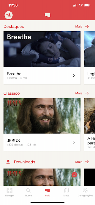 1 - Aplicativo para assistir filmes e séries cristãs