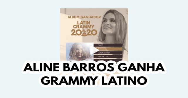 Aline Barros ganha Grammy Latino