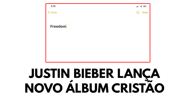 Justin Bieber lança novo álbum cristão
