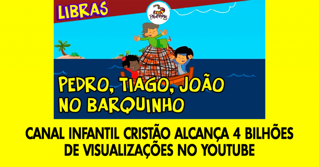 Canal infantil cristão alcança 4 bilhões de visualizações no YouTube