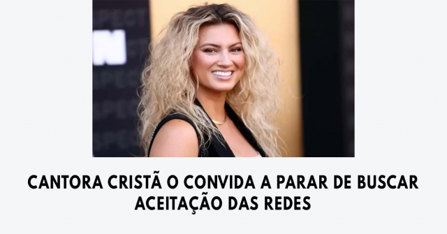 Cantora cristã o convida a parar de buscar aceitação das redes
