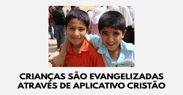 Crianças são evangelizadas através de aplicativo cristão