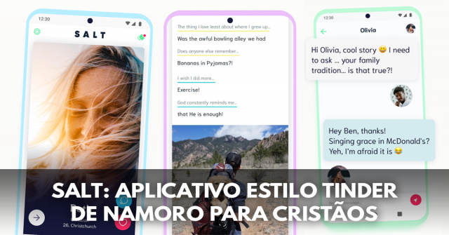 SALT- Aplicativo estilo Tinder de namoro para cristãos