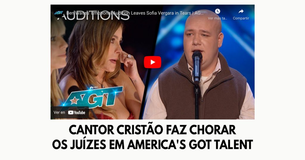 Cantor cristão faz chorar os juízes em America's Got Talent