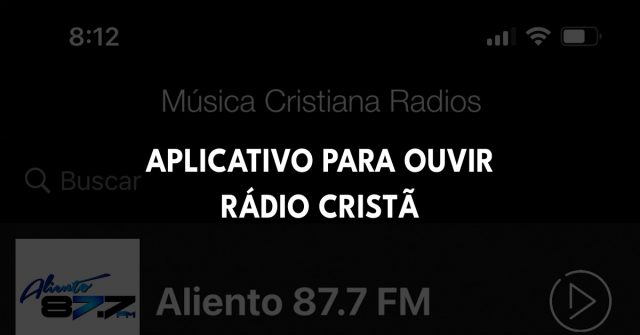 Aplicativo para ouvir rádio cristã
