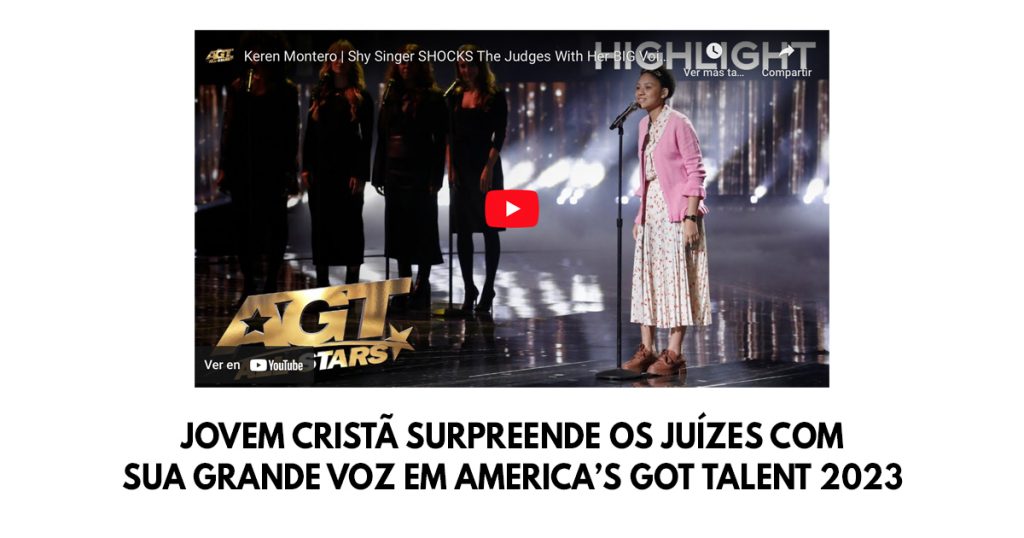 Jovem cristã surpreende os juízes com sua grande voz em America’s Got Talent 2023