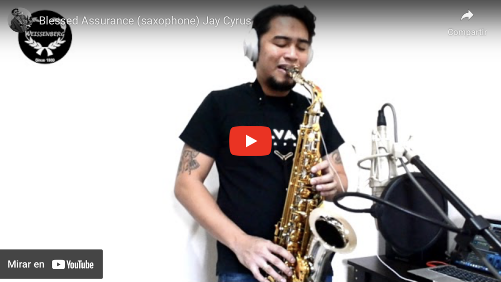 Blessed assurance sax cover