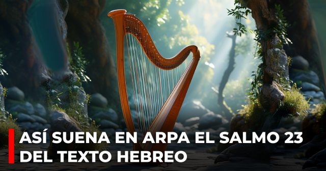 Así suena en arpa el Salmo 23 del texto hebreo